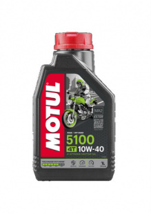 MOTUL 5100 4T 10w40  SM/SG   1 л (масло полусинтетическое) 104066/112858 фото 114531
