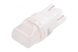 Автолампа диод T10 (W5W) 12V  3 SMD 1-конт керамика Белая SKYWAY (К-Т 2 шт) S08201292 фото 128364