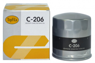 Фильтр маслянный C-206 TopFils Корея фото 88240