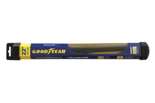 Щетка стеклоочистителя БЕСКАРКАСНАЯ GOODYEAR Frameless 22/55 см (всесезонная) фото 86535