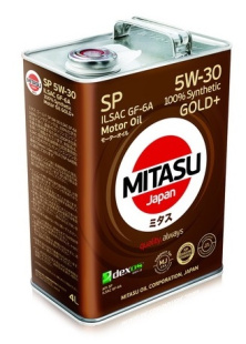 MITASU GOLD PLUS  5W30  SP, GF-6A  4 л (масло синтетическое) фото 129015
