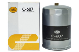 Фильтр маслянный C-607 TopFils Корея фото 88448