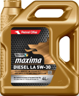 Petrol Ofisi Maxima DIESEL LA 5W-30 API SN/CF ACEA C3 Масло моторное, 4 л фото 132941