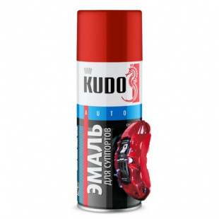 KUDO KU-5211 Эмаль для суппорта красная 520 мл (аэрозоль)  фото 113046