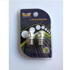 Светодиод 12V 4 BLUE (5SMD) T8 ВА9S блистер 2шт   МАЯК фото 93316
