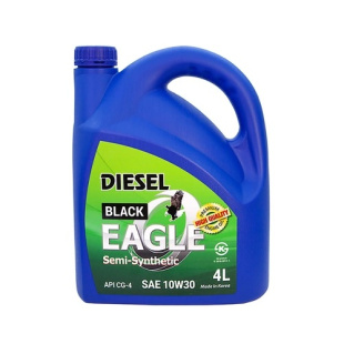 Масло дизельное BLACK EAGLE Diesel Semi-Syn. 10W30 API CG-4  4L фото 123240