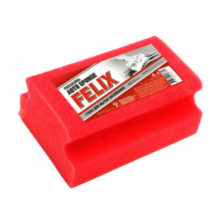 Губка для мойки автомобиля (РЕЛЬС) FELIX   фото 85514