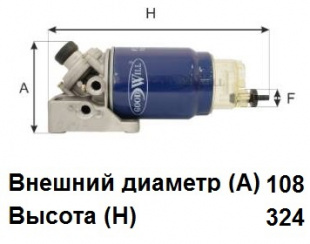 Топливный насос с фильтром (К-Т) FS 01 \0301105010\GOODWILL    КАМАЗ,DAF TRUCKS Фильтр (MANN. PL270) фото 121916