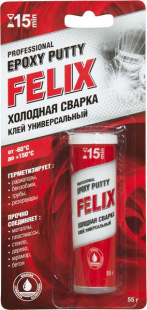 Холодная сварка клей универсальный FELIX 55 гр (блистер) фото 85766