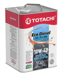 TOTACHI Eco Diesel 10w40  CK-4/CJ-4/SN  6 л (масло полусинтетическое)  фото 123668