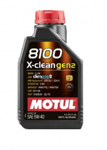 MOTUL 8100 X-Clean GEN2 5w40  SN, C3   1 л (масло синтетическое) 109761 фото 100143