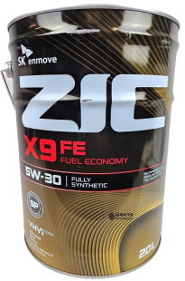 ZIC X9 FE 5w30  A1/B1, A5/B5   20 л (масло синтетическое) фото 130730