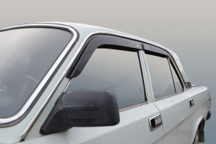 Дефлекторы окон AZARD для а/м GAZ Volga 1982-2009 /седан/накладные/к-т 4шт/ фото 92845