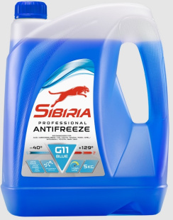 Sibiria Антифриз G11 blue -40 5кг фото 131919