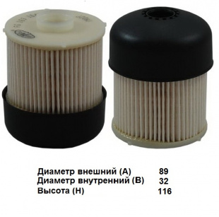Фильтр топливный FG 163 \КАТР\164037803R\GOODWILL   RENAULT  Duster (MANN. PU9011zKIT)  ДИЗЕЛЬ фото 114163