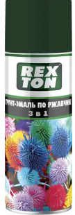 Грунт-эмаль по ржавчине 3 в 1 REXTON зеленый, RT-150.50 аэрозоль 520 мл фото 128649
