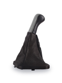 Ручка КПП ВАЗ 2110-12  РАМКА нат. кожа/СЕРЫЙ KPP00065 фото 93216