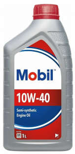 MOBIL 10w40 1 л (масло полусинтетическое) фото 122224
