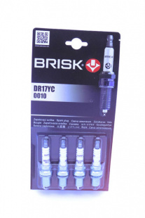 Свеча BRISK Super-r DR17YC  ГАЗ, УАЗ 409  "16" (блистер) фото 91880