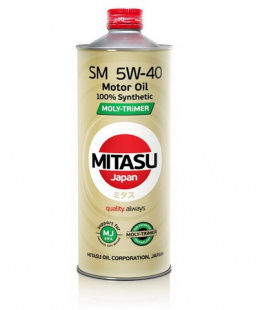 MITASU MOLY-TRIMER 5W40  SM/CF  1 л (масло синтетическое) фото 102229