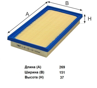 Фильтр воздушный AG 985 \1780177050\GOODWILL   TOYOTA, LEXUS  (VIC. A-1039) (MANN. C27063) фото 127548