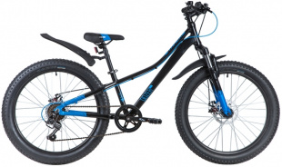 Велосипед NOVATRACK 24" DOZER синий,  алюм. рама 12", 6 скор., Shimano TY21/Microshift TS38 145863 фото 115573