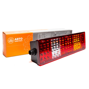 Фонарь задний, прав., LED, с бок. габаритом, разъем с боку, 24 В АЕ фото 135699