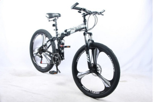 Велосипед 26" Rook  TS262D, черный/серебристый TS262D-B фото 125181