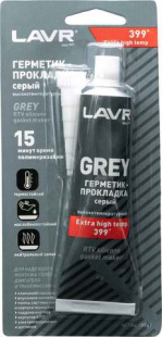 LAVR Герметик-прокладка серый высокотемпературный  85гр   LN1739 фото 82981