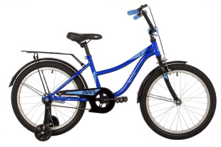 Велосипед NOVATRACK 20" WIND синий, защита цепи А-тип, пер.ручн, зад нож тормоз., крылья, баг 153776 фото 125529