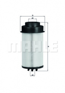 MAHLE Элемент фильтрующий топливного фильтра KX 181D ECO S0322 (PU 999/2 x) фото 107039