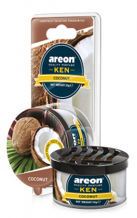 Ароматизатор на панель AREON KEN BLISTER Coconut 704-AKB-13 фото 94990