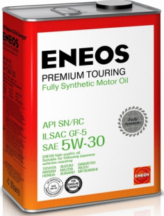 ENEOS Premium Touring 5w30  SN/RC, GF-5  4 л (масло синтетическое) фото 84436