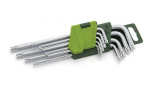 Набор ключей TORX 9шт  (Т10,15,20,25,27,30,40,45,50) ДТ 40/10  ДЕЛО ТЕХНИКИ 563091 (звездочки) фото 83925