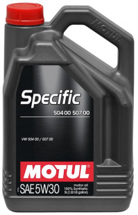 MOTUL Specific VW 504.00/ 507.00  5w30  C3  5 л (масло синтетиеское) 106375/113226 фото 111096