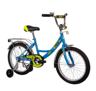 Велосипед NOVATRACK 18" URBAN синий, защита А-тип, тормоз нож., крылья и багажник хром. 158764 фото 125522