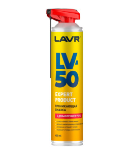LAVR Смазка проникающая с PTFE LV-50 (400 мл) Ln2478 фото 136231