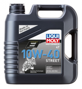 LIQUI MOLY Motorbike 4T Street HC 10W40 SN Plus MA2   4 л (масло синтетическое) 1243 фото 122937