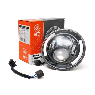 Фара LED, для МТЗ, ВАЗ, ГАЗ, УАЗ, для КамАЗ, 9-30 В, 6 LED (ДХО, поворотник) AE фото 135668