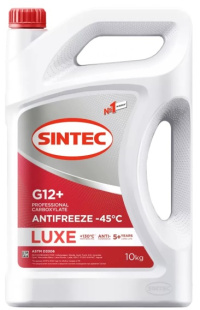 Sintec Антифриз Luxe G12+ red -45 10кг ^ фото 132595