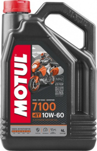 MOTUL 7100 4T 10w60  SN/SG, MA2   4 л (масло синтетическое) 104101 фото 113935