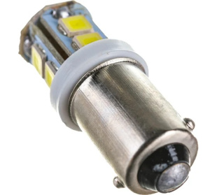 Автолампа диод T8.5 (T4W) 12V 10SMD диод , с цок. 1конт. SKYWAY конус белая  8510 К-Т 2ШТ S08201223 фото 127746