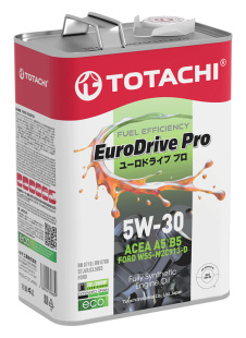 TOTACHI EURODRIVE PRO FE   Fully Synthetic   5W30   API SL, ACEA A5/B5  4л моторное синтетическо  фото 125956