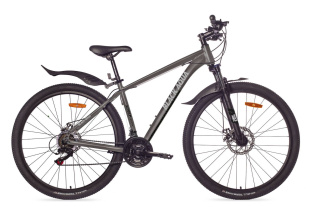 Велосипед BLACK AQUA Cross 2981 МD matt 29" (РФ) (серый, 21") фото 126659