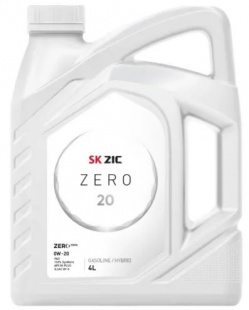 ZIC ZERO 20 0w20 SN PLUS 4 л (масло синтетическое)  фото 112930