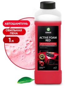 GRASS Автошампунь, активная пена "Active Foam Red" (красная пена) 1 л (арт. 800001) АКЦИЯ -20% фото 137378
