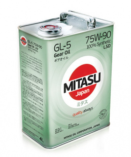 MITASU GL-5 LSD 75W90   4 л (масло синтетическое) фото 114296