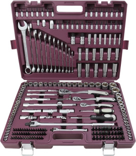 Набор инструмента универсальный 1/4", 3/8", 1/2"DR, 217 предметов TS217 фото 133321