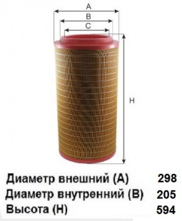 Фильтр воздушный AG 1121 \571651908\GOODWILL    (DIFA43101)   (SAKURA. A-8649)   (MANN. C30810) фото 112835
