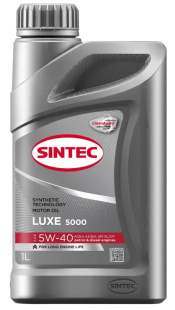 Sintec Luxe 5000 5W40 A3/B4 SL/CF 1л п/с фото 131798